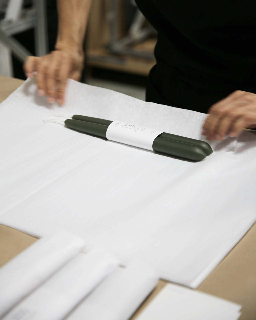 Forest Green | Dipped Beeswax Taper Candles – 10” | Pair