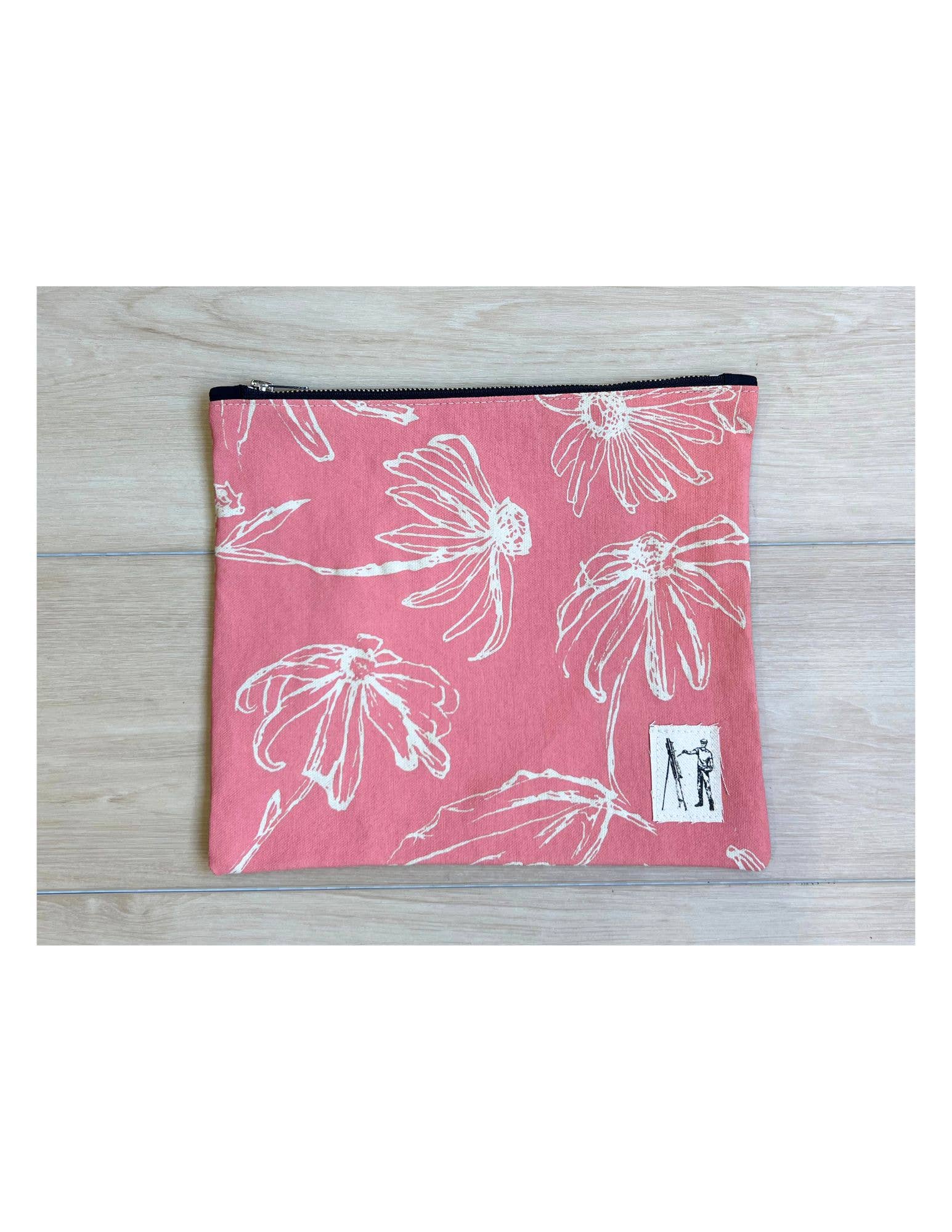 Driftwood Zippered Pouch -  Pink