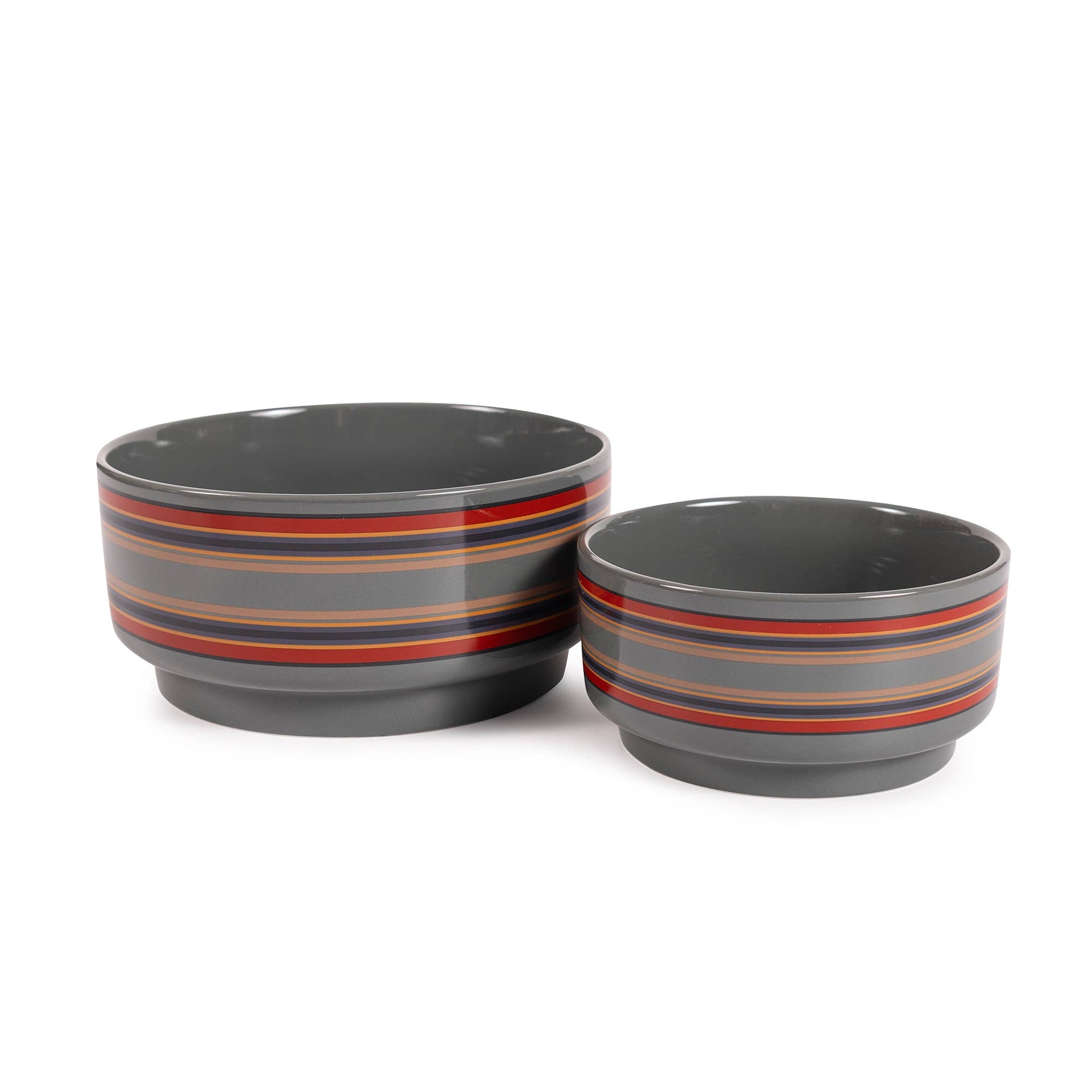 Pendleton Ceramic Food & Water Dog Bowl: Yakima Stripe / 6 inch