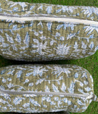 Medium Hand Block Print Bag Cotton Quilted