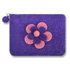 Two Layer Flower Coin Purses: Green