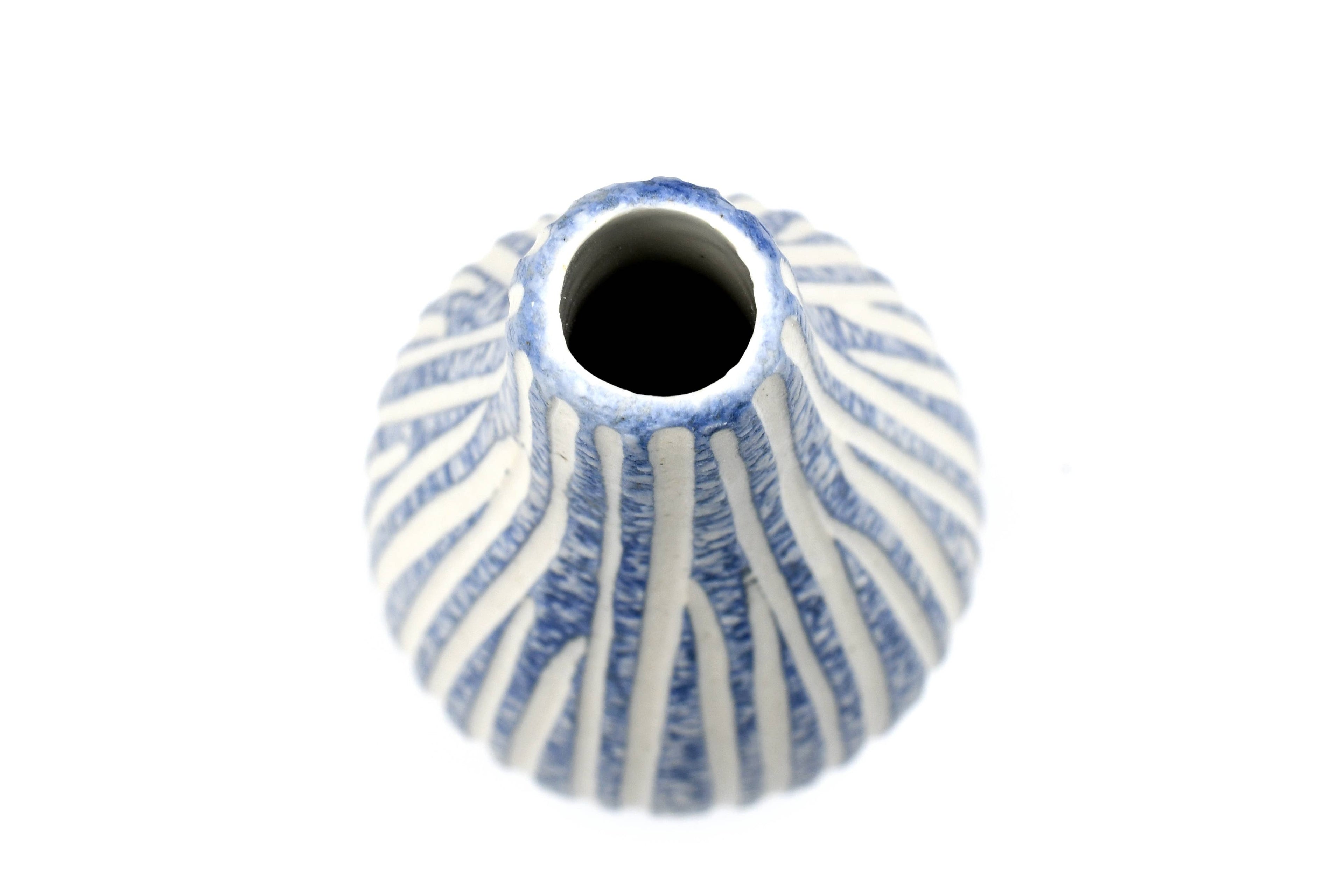 BLUE MODO MINI -  Porcelain bud vase