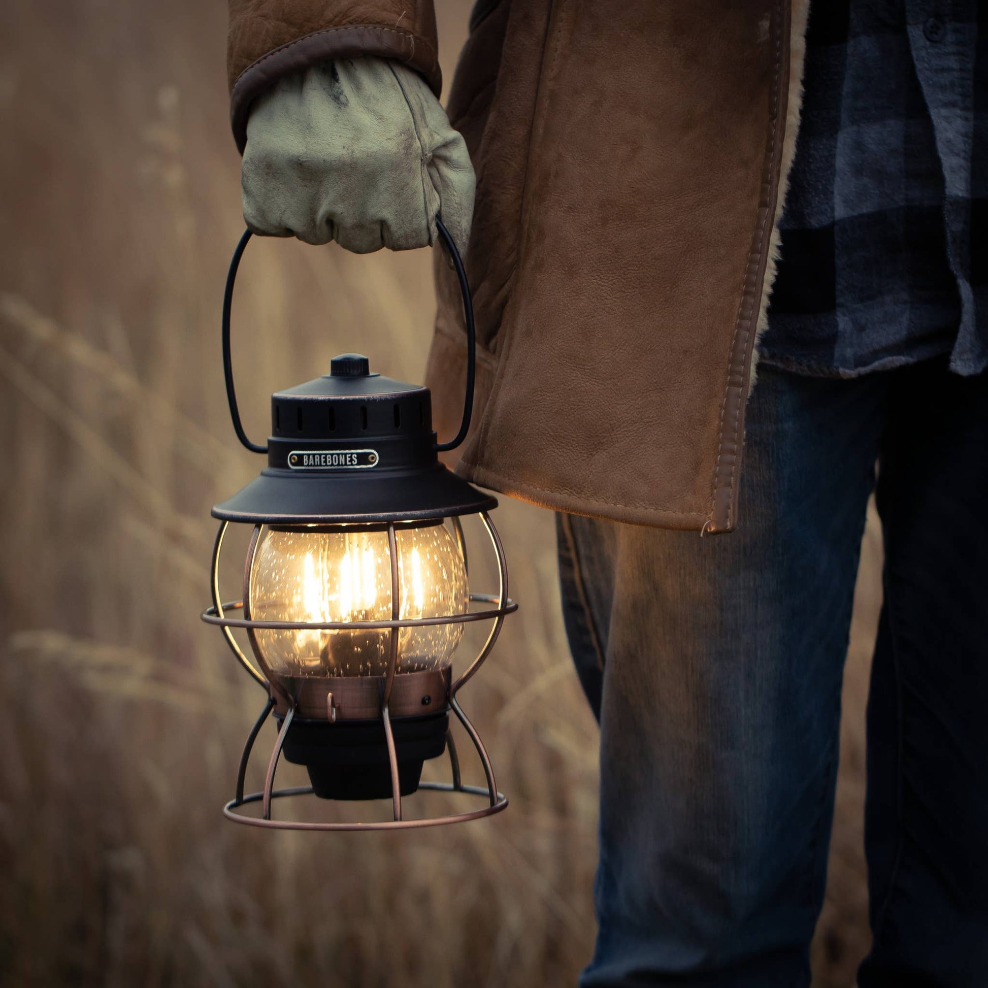 Railroad Lantern - Antique Bronze