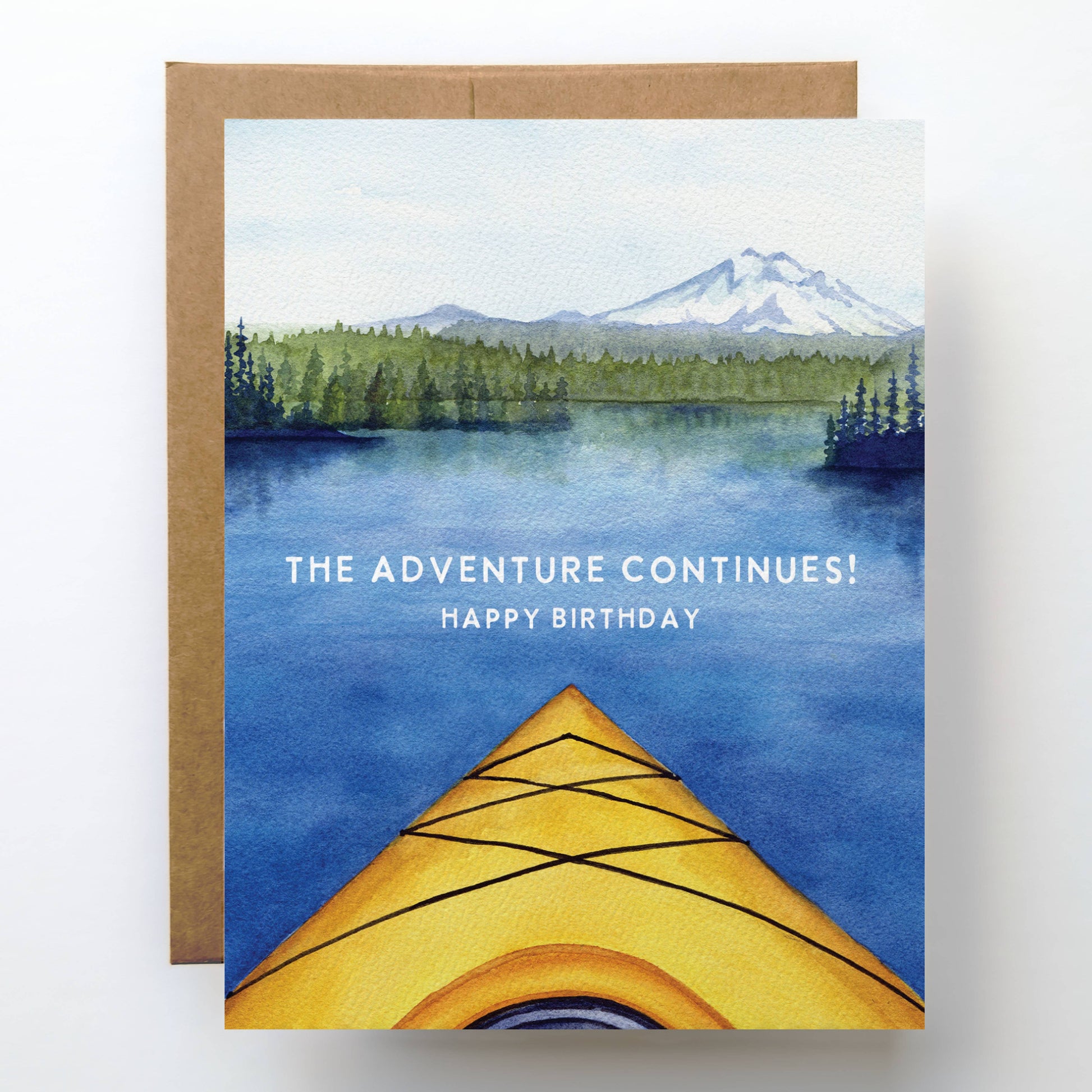 Kayak Birthday Card