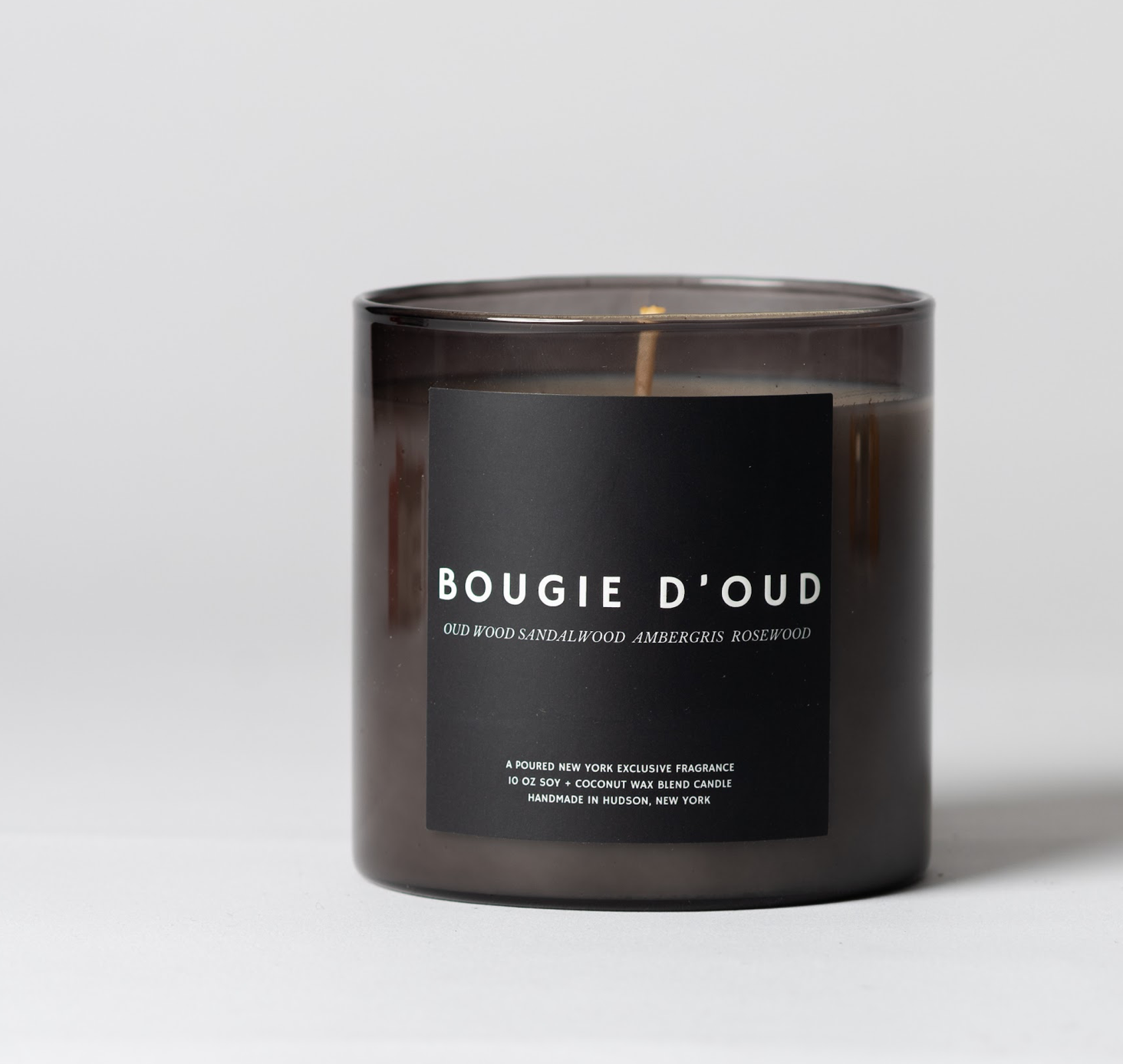 BOUGIE D'OUD: 10 OZ Soy Coconut Wax Candle