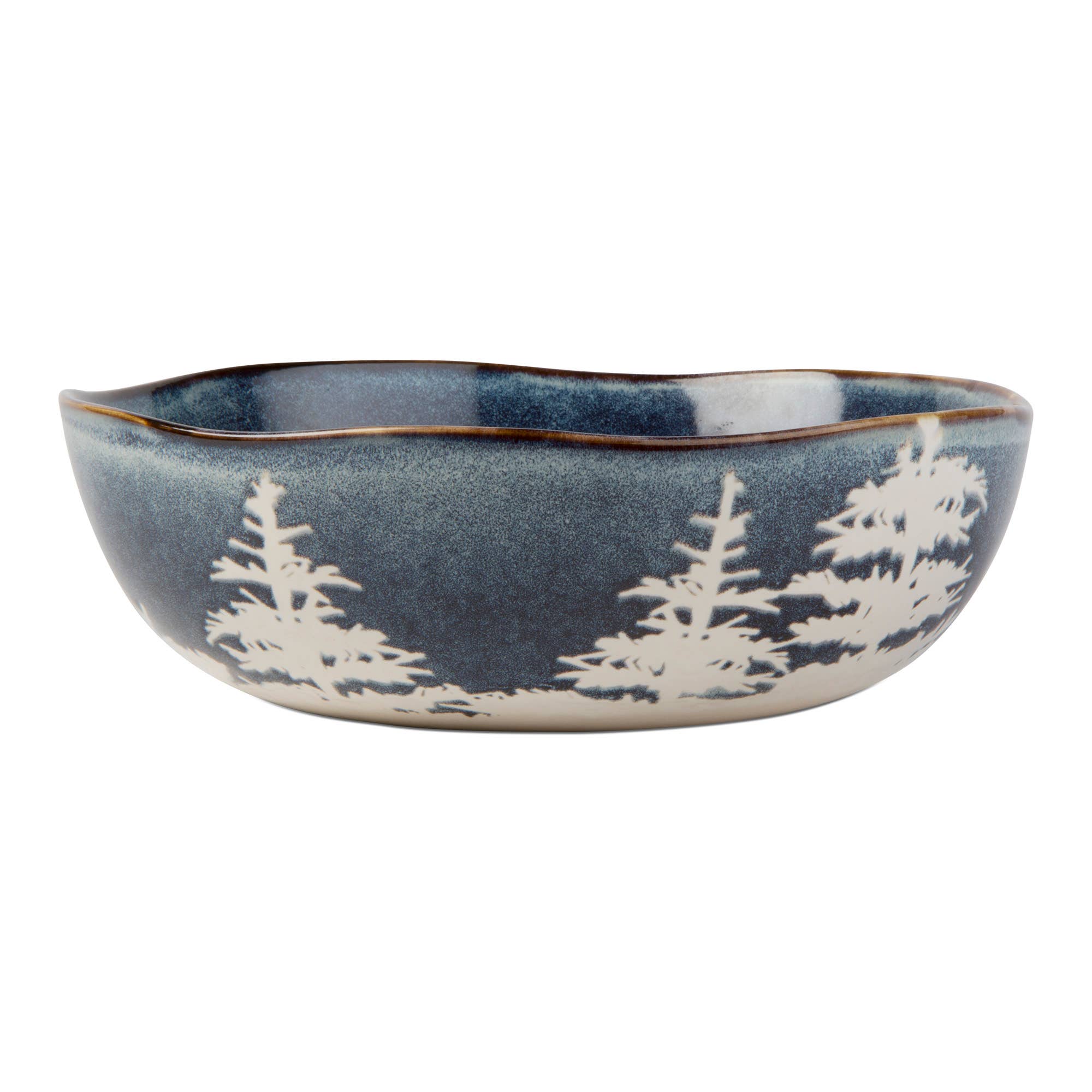 Forest Serving Bowl - Midnight Blue