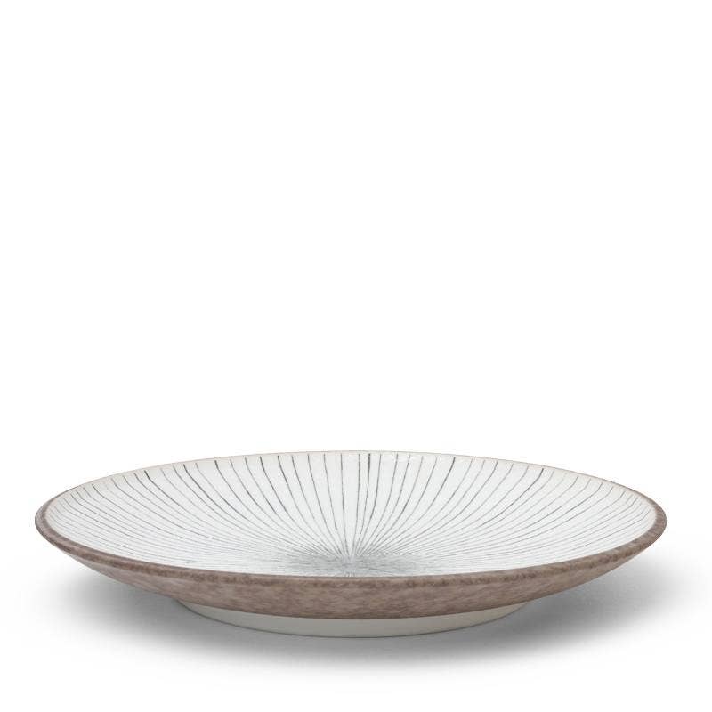 Plate Tokusa Gray 10"x1.25"H
