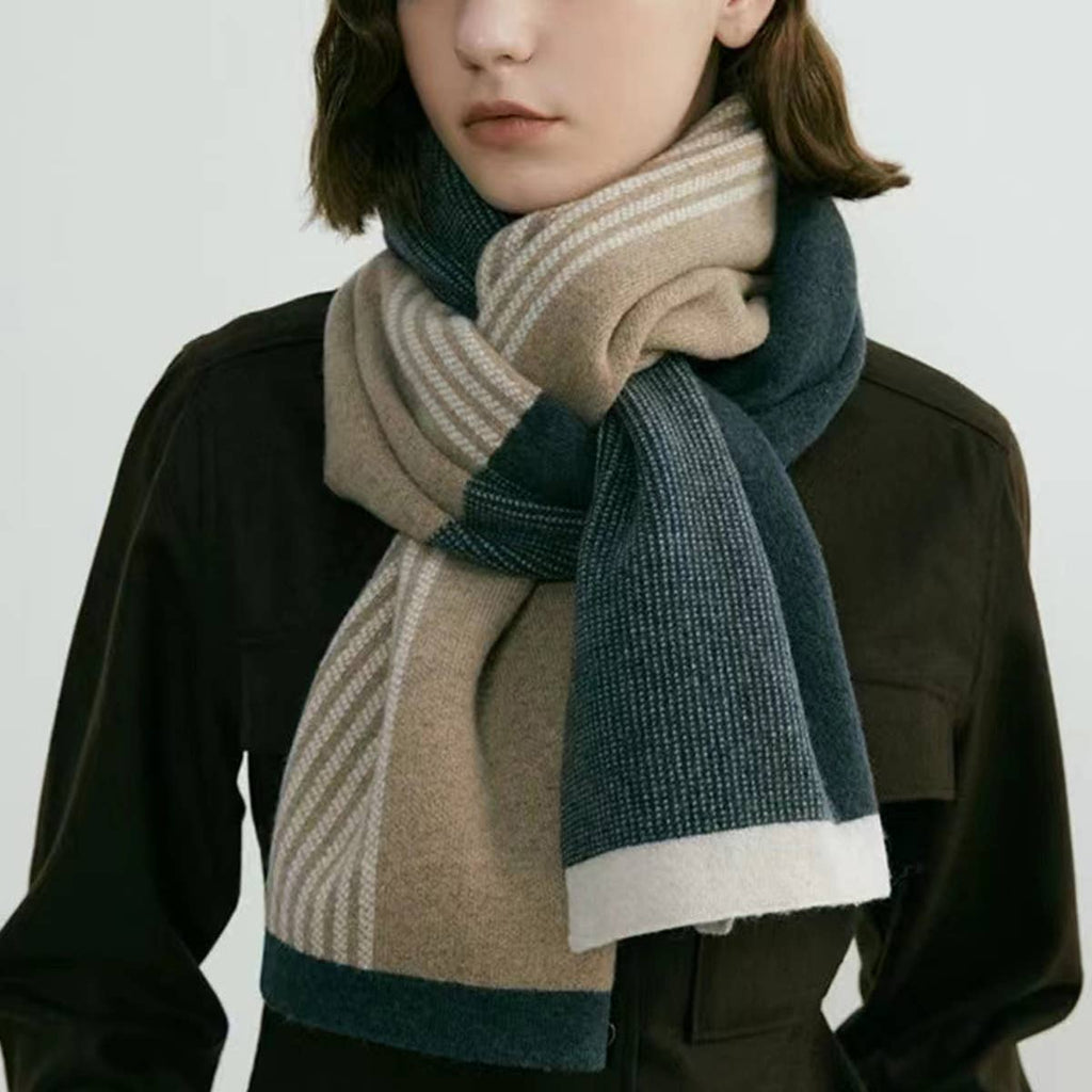 Dark Green Unisex Elegant Winter Couples Wrap (OS)