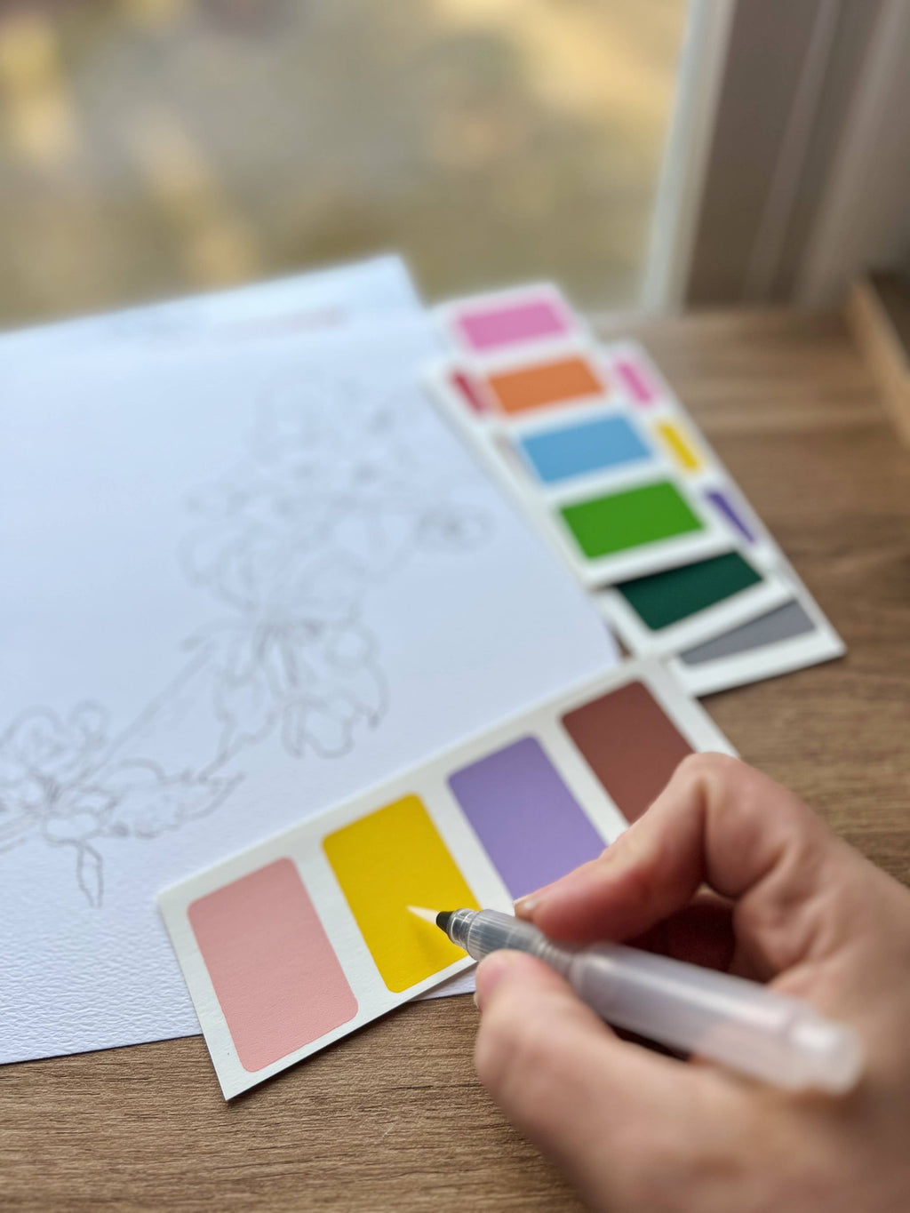 Floral Meadows – Watercolor Painting Kit