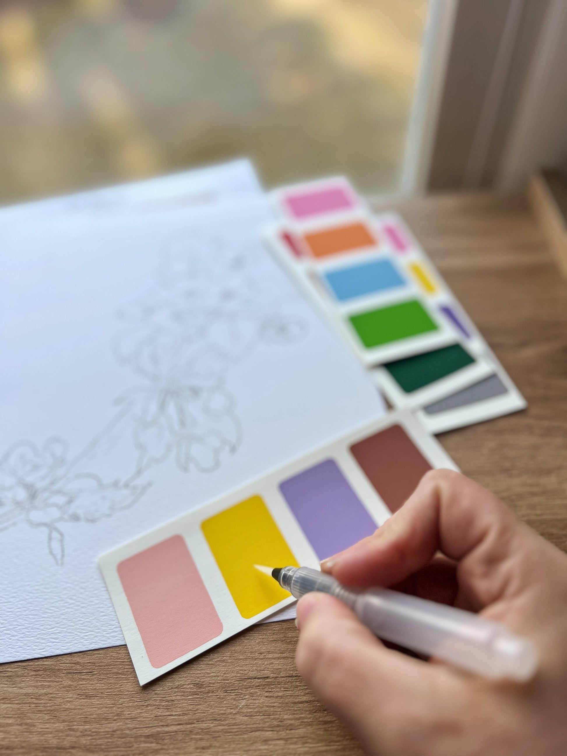 Floral Meadows – Watercolor Painting Kit