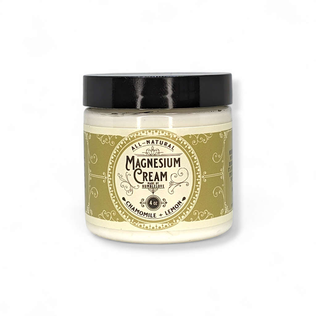Magnesium Cream - Chamomile + Lemon: 4oz