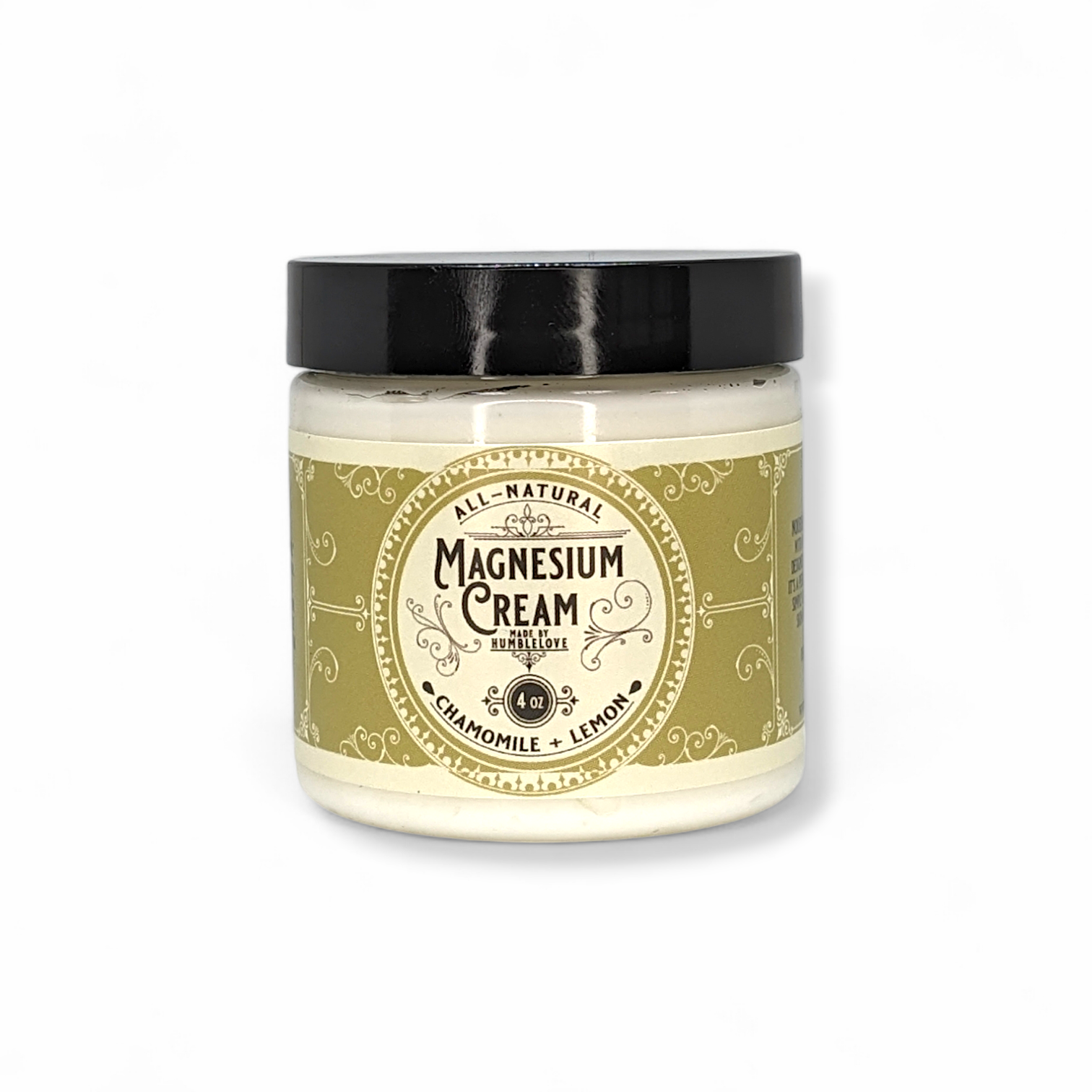 Magnesium Cream - Chamomile + Lemon: 4oz