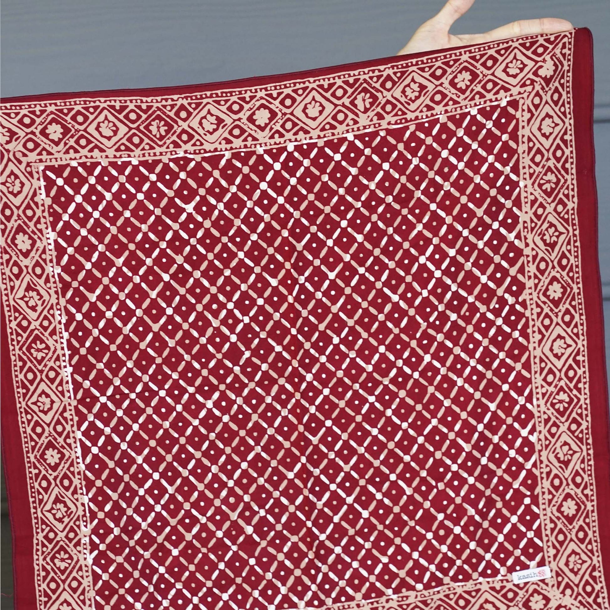 7:52 PMBatik Bandana – Crimson Cross | Red