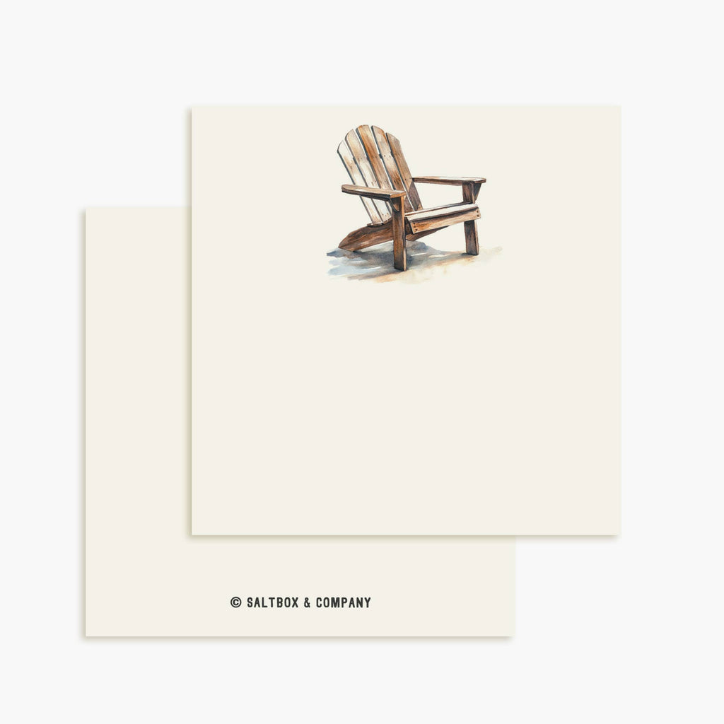 Adirondack Chair Mini Notes | Set of 50