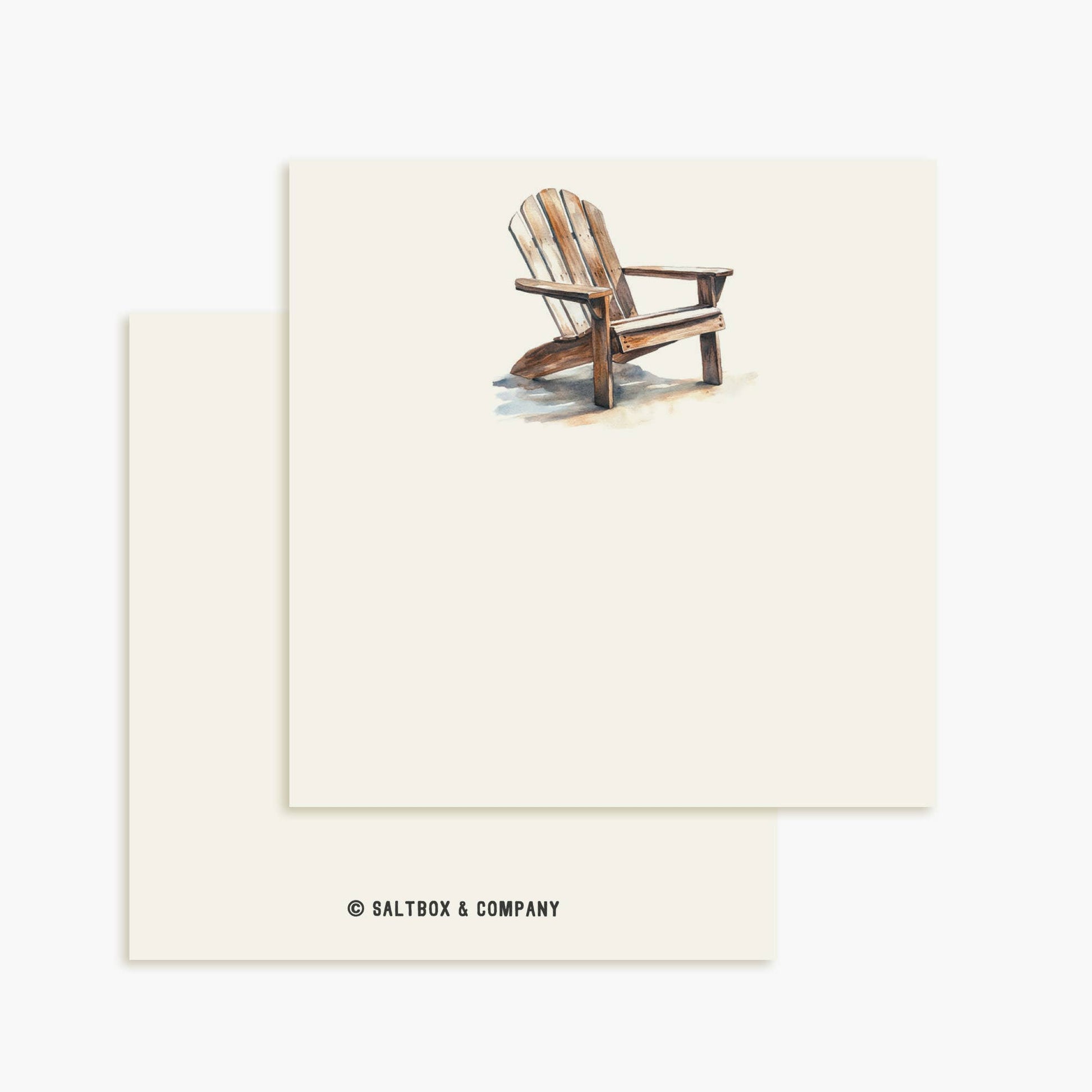 Adirondack Chair Mini Notes | Set of 50