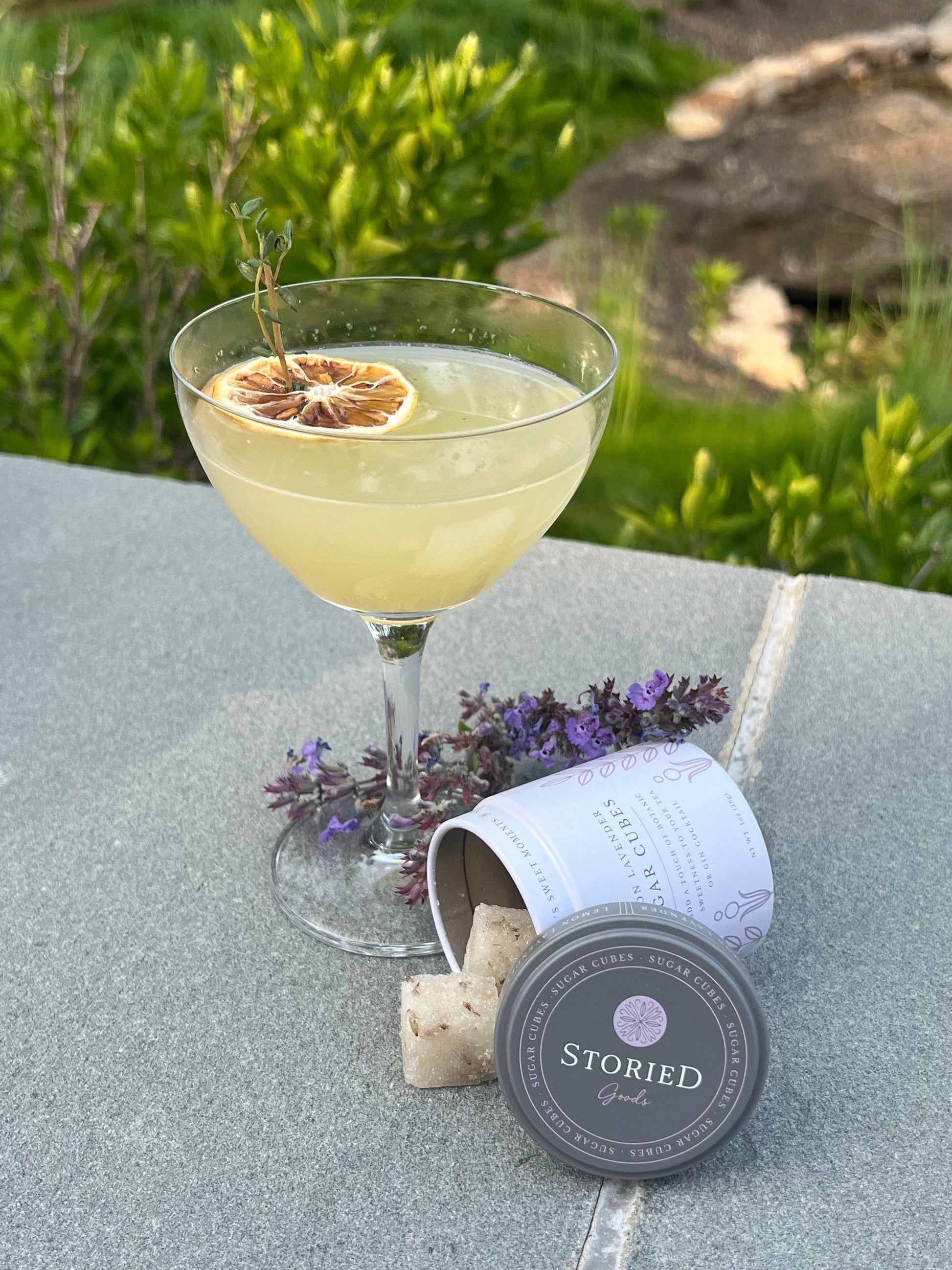 Lemon Lavender Sugar Cube