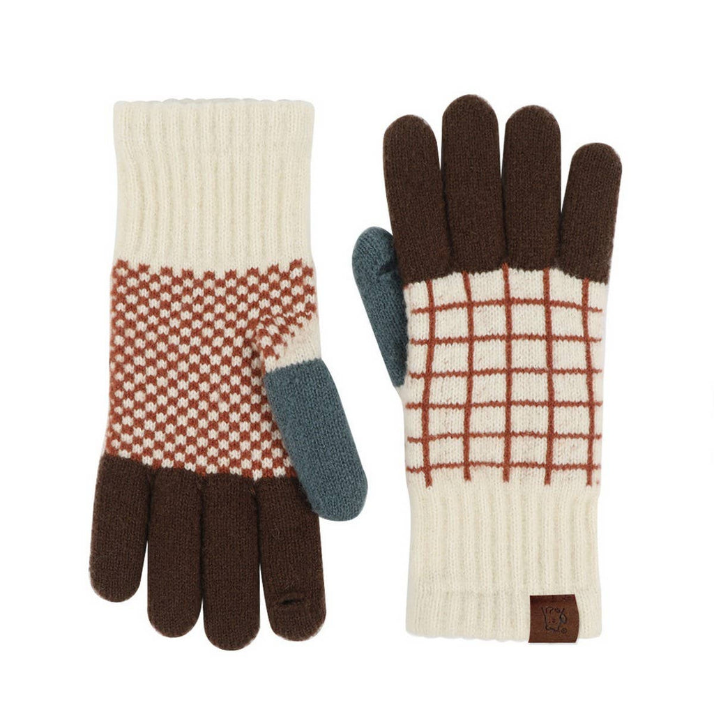 Yellow Knit Gloves – (OS)