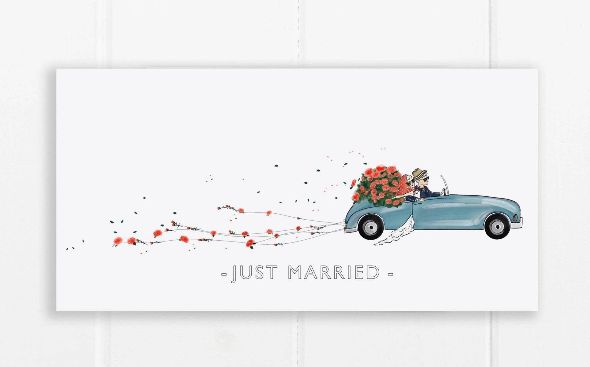 Just Married - Long Card