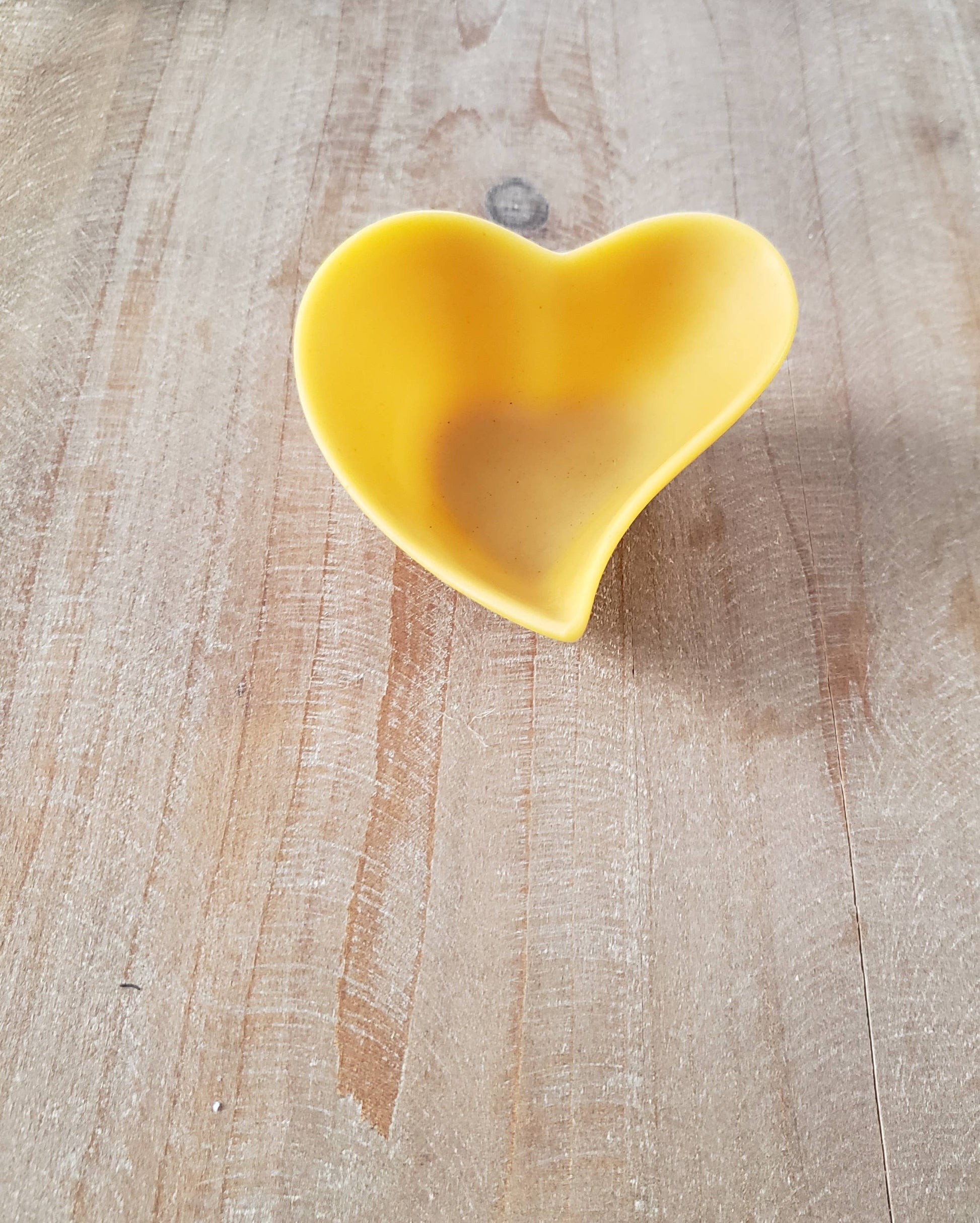 Heart Shaped Beeswax Dish