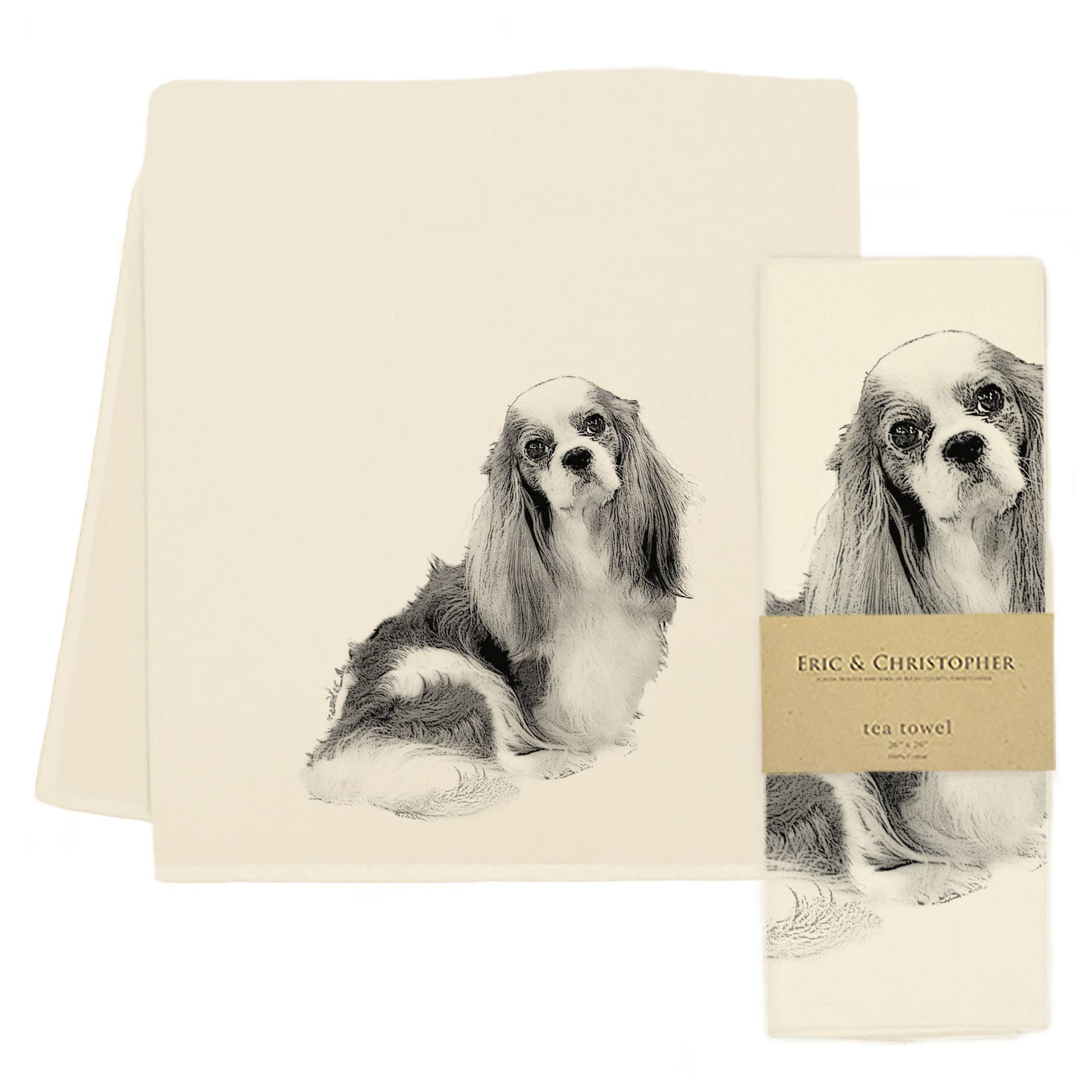 Cavalier King Charles Tea Towel