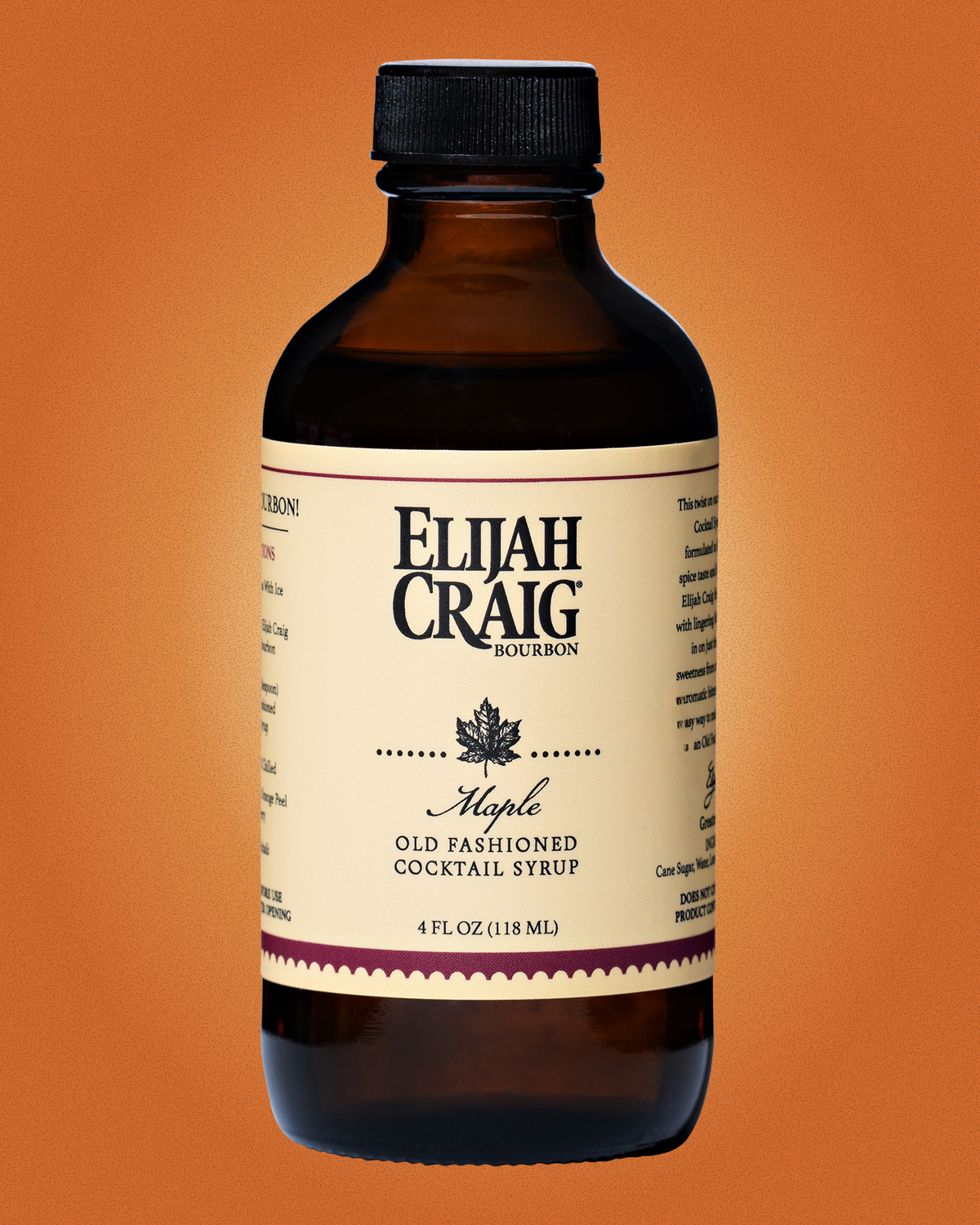 Maple Old Fashioned Cocktail Syrup, Bitters Included | 4 oz