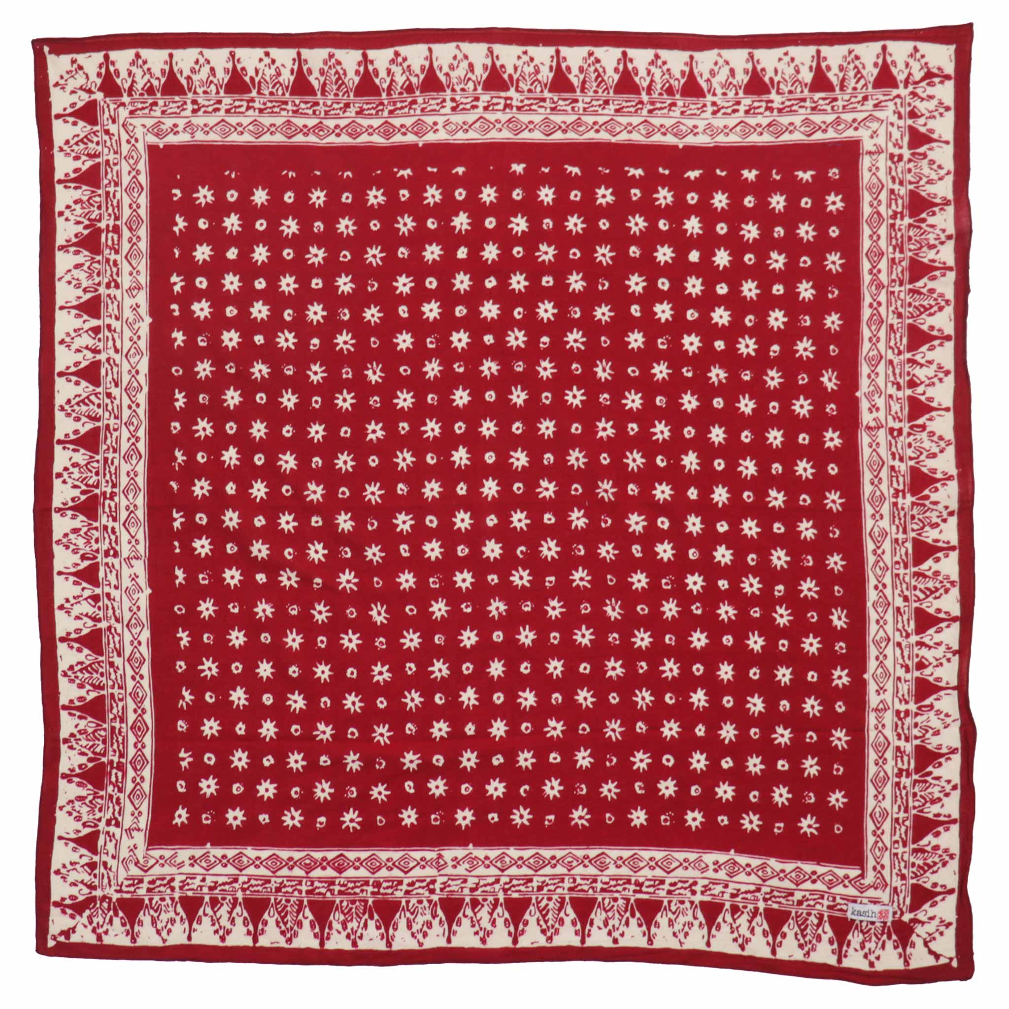 Batik Bandana - Celebrations, Red