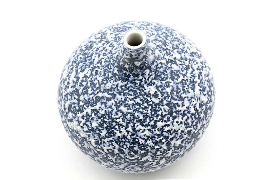 Congo Tiny Bud Vase — Handcrafted Porcelain, Blue