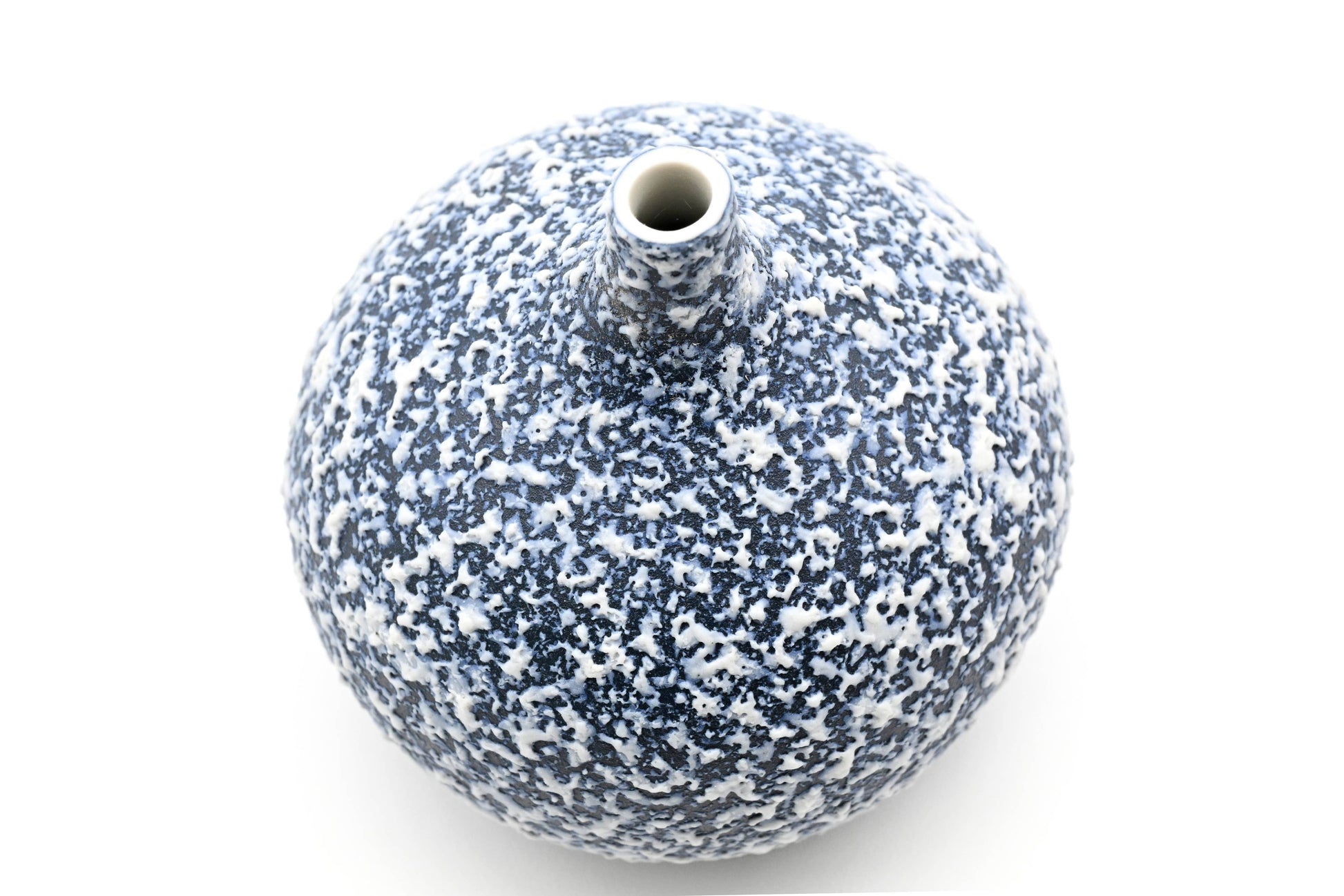 Congo Tiny Bud Vase — Handcrafted Porcelain, Blue