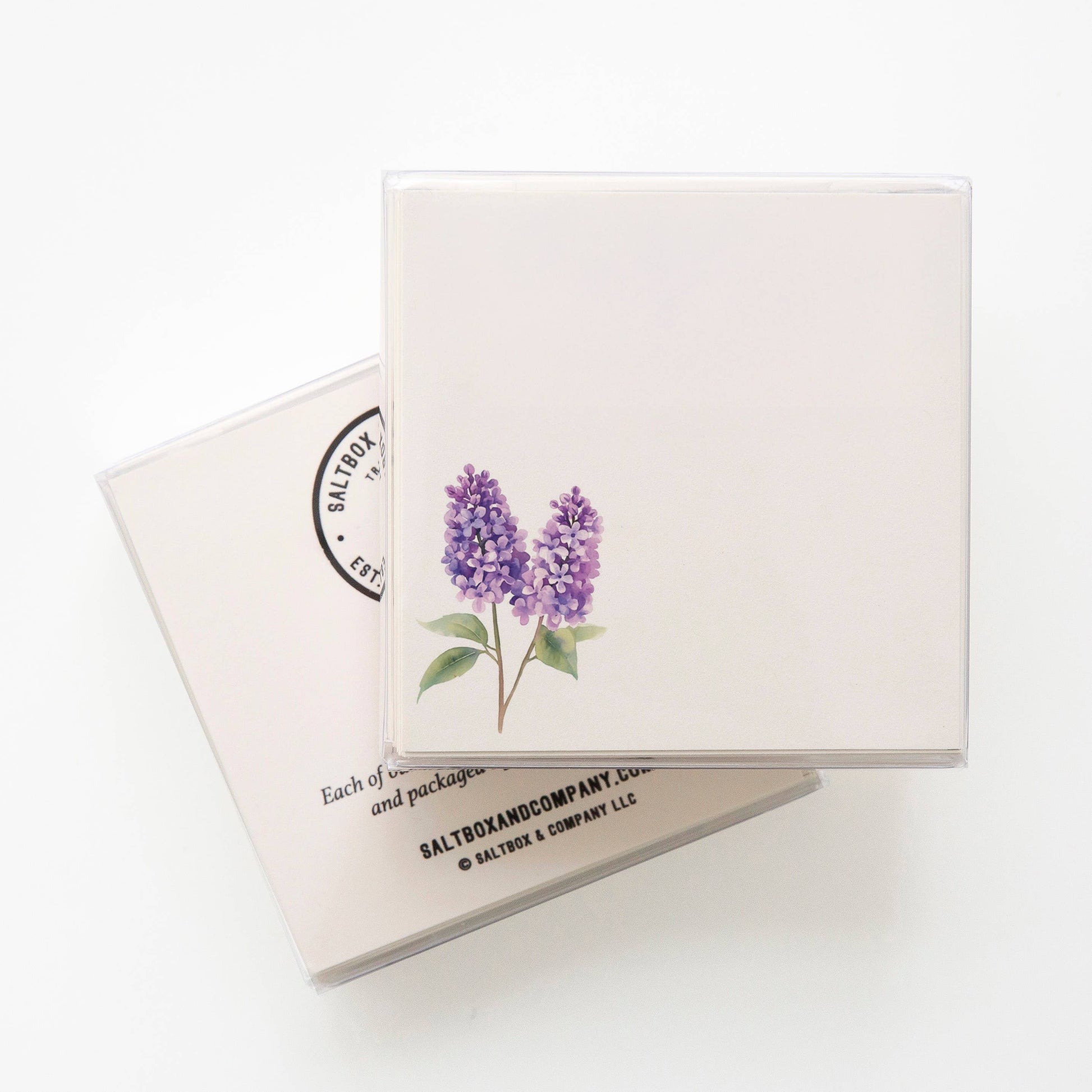 Purple Lilac Mini Notes | Set of 50 Small