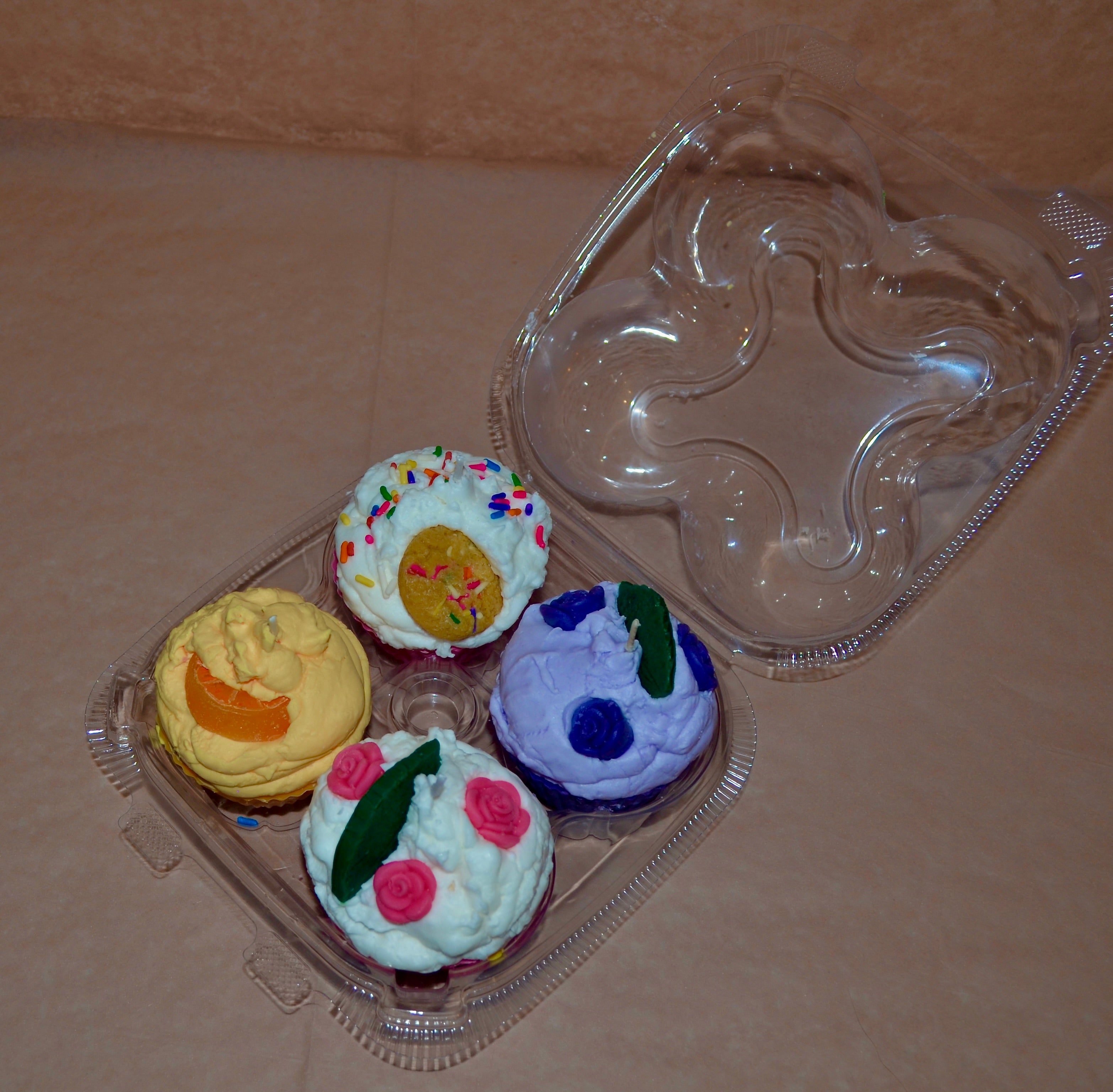 4 pack Cupcake Candles