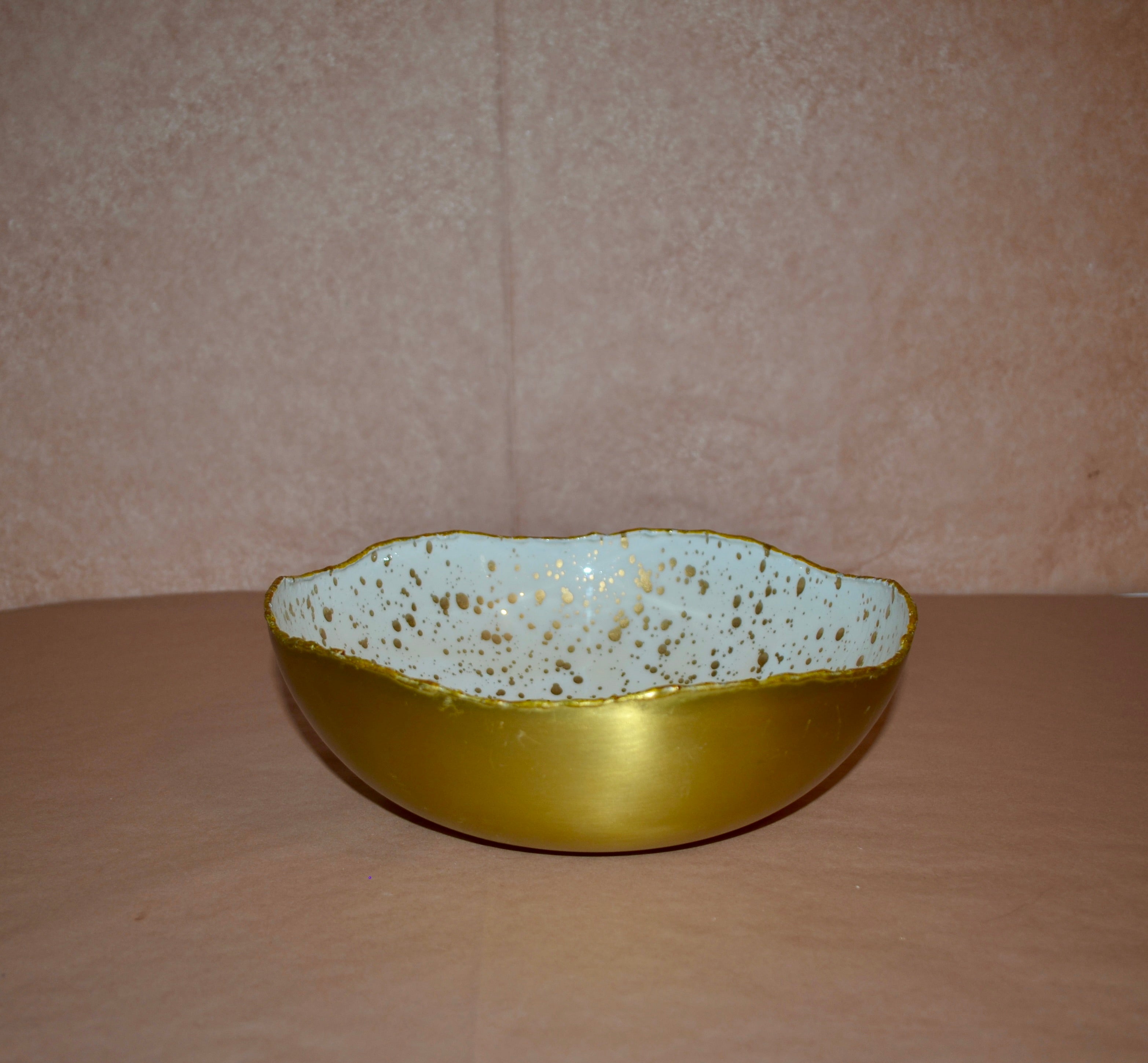 Gold Large Bowl