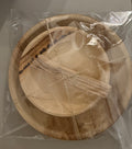 Round Bamboo Plate Set of four