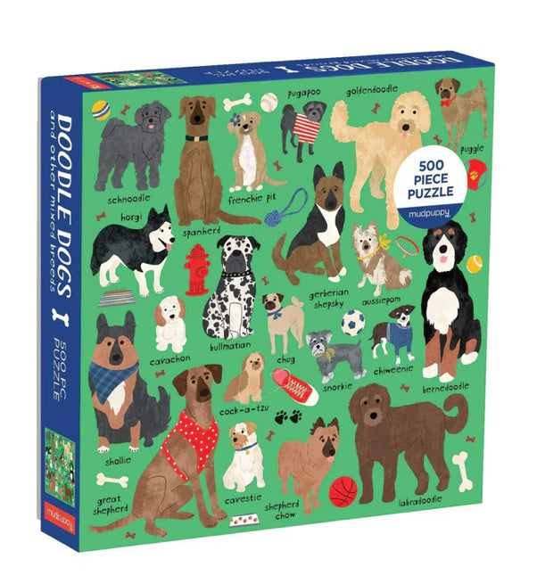 Doodle Dogs 500 Piece Family Puzzle