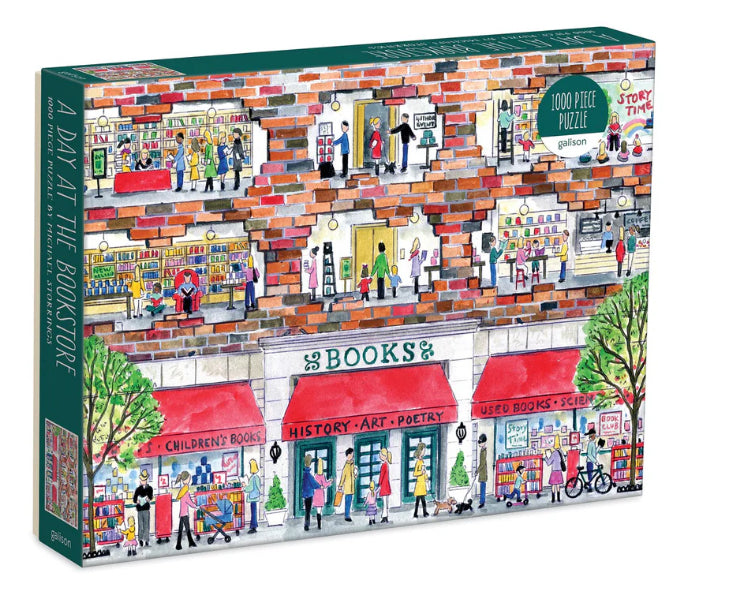 A Day at the Bookstore Michael Storrings  1000 Piece Puzzle