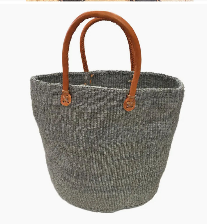 Dark Grey Satchel Tote