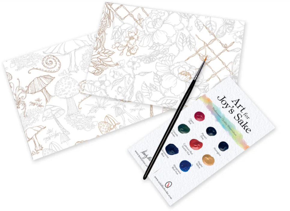 Watercolor Cards with Foil Touches : Illustrations by Kristy Rice