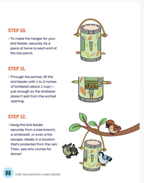 Turn This Book Into a Bird Feeder!