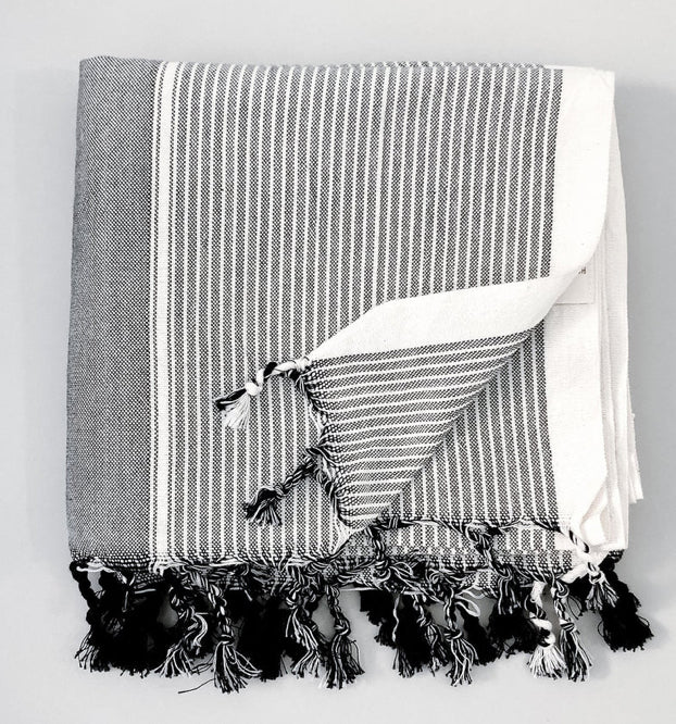 Grey Stripe Tribeca Wrap