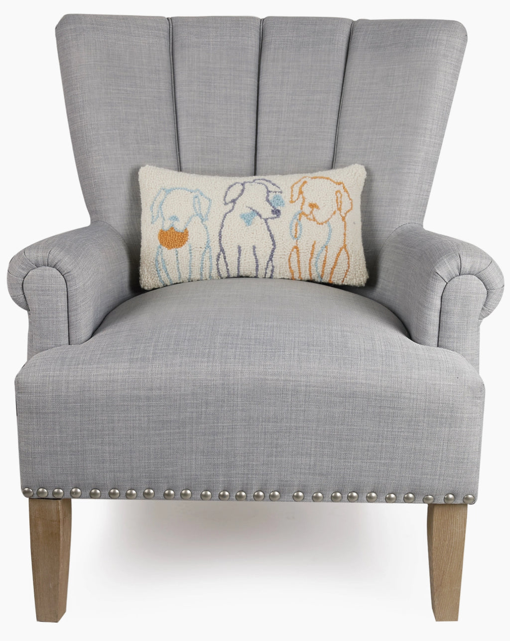 Dog Silhouettes Hook Pillow