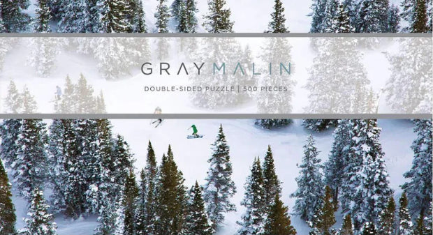 Gray Malin The Snow Double-Sided 500 Piece Jigsaw Puzzle
