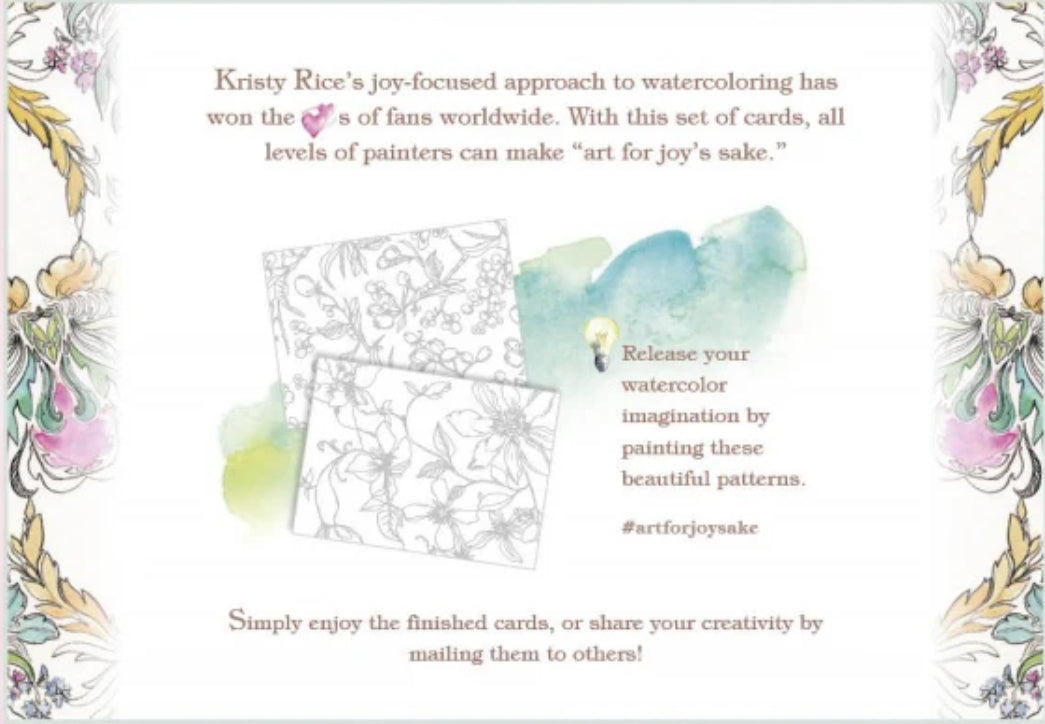 Watercolor Cards : Illustrations by Kristy Rice