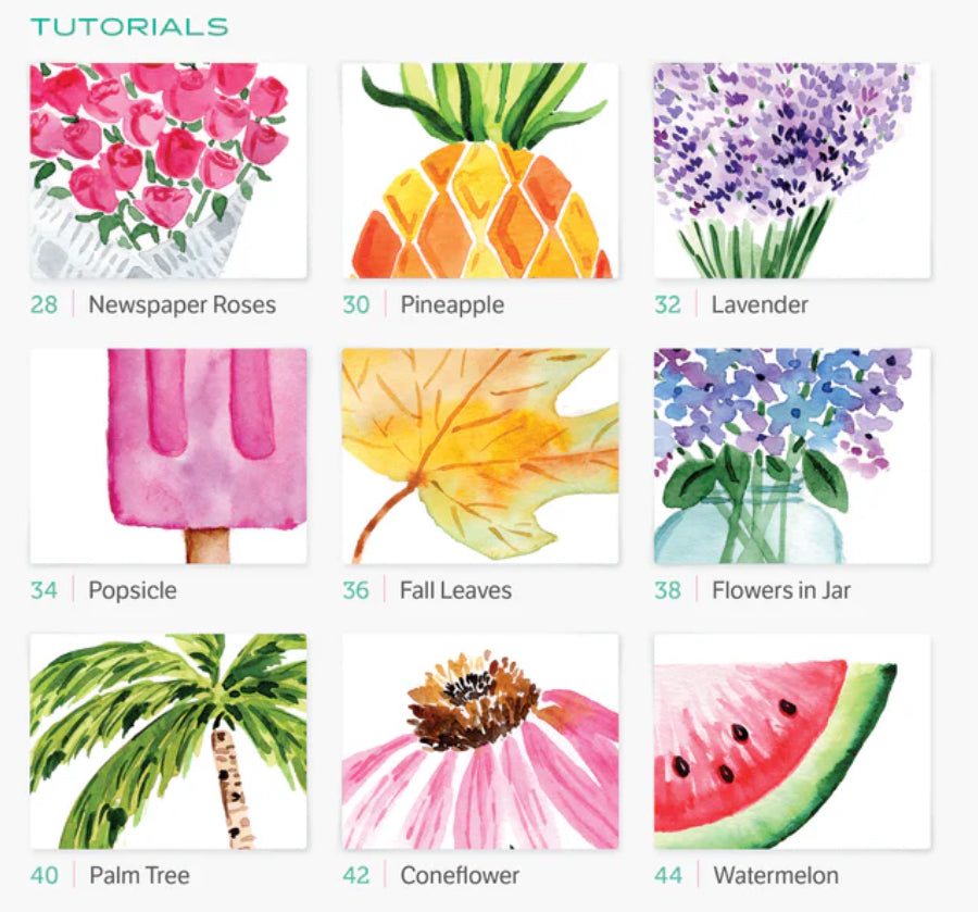Watercolor the Easy Way : Step-by-Step Tutorials