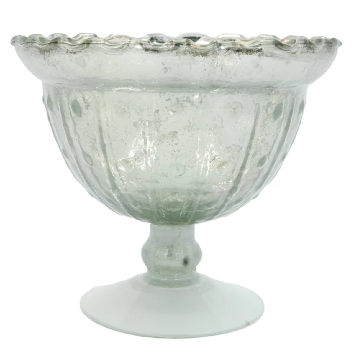 Glass Footed Bowl 6”