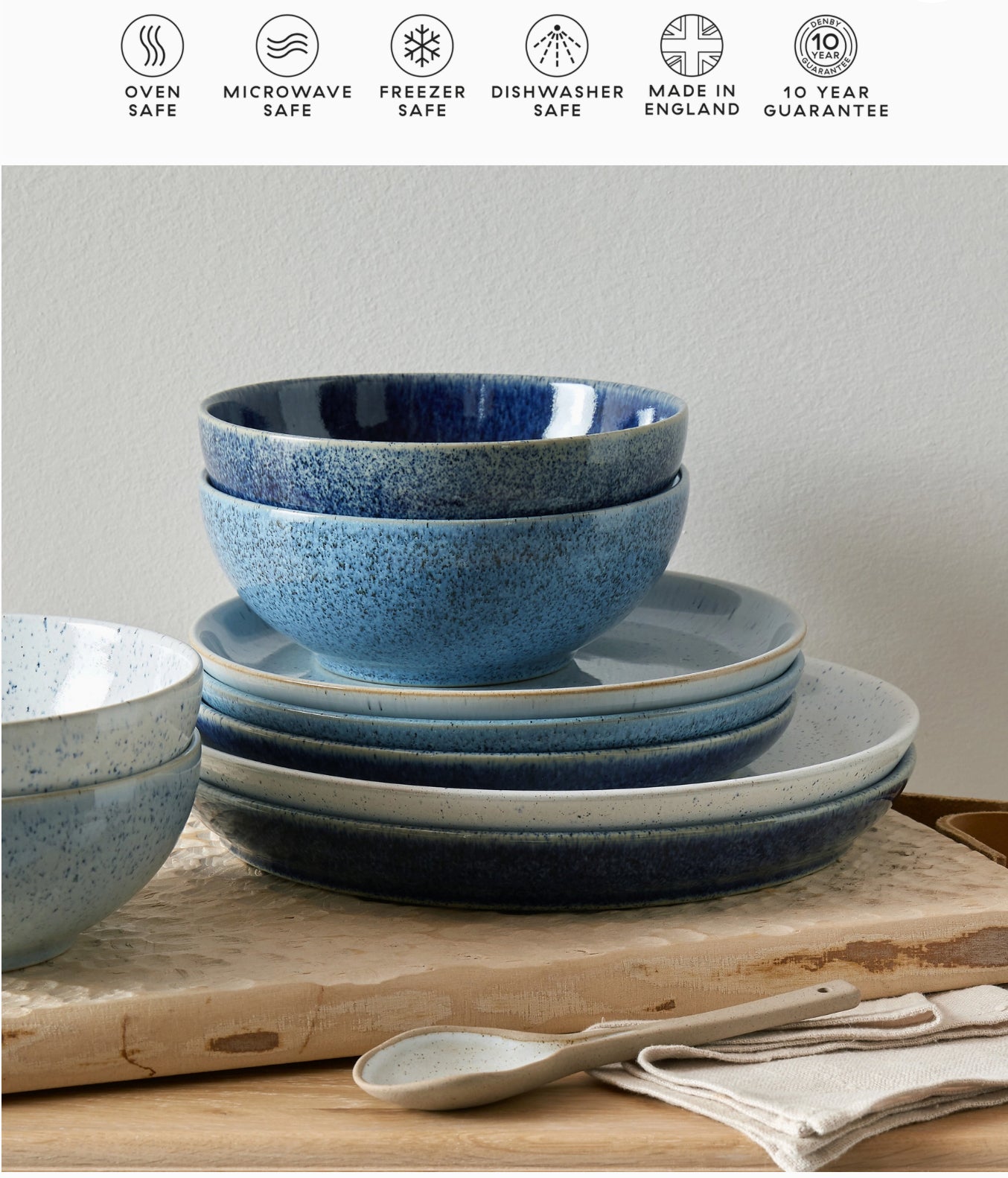 Studio Blue Coupe Medium Plate