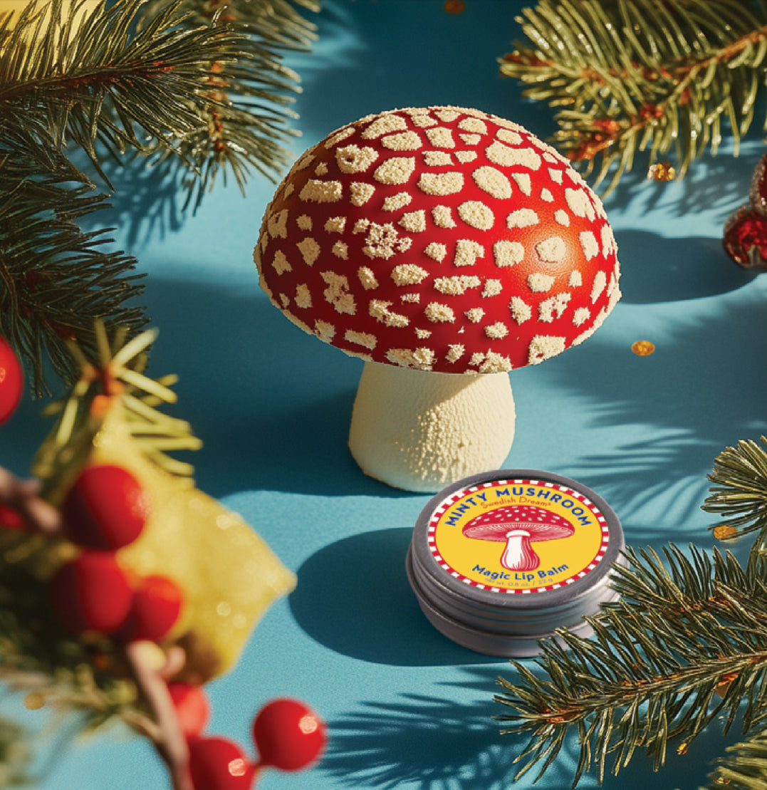 Minty Mushroom Lip Balm