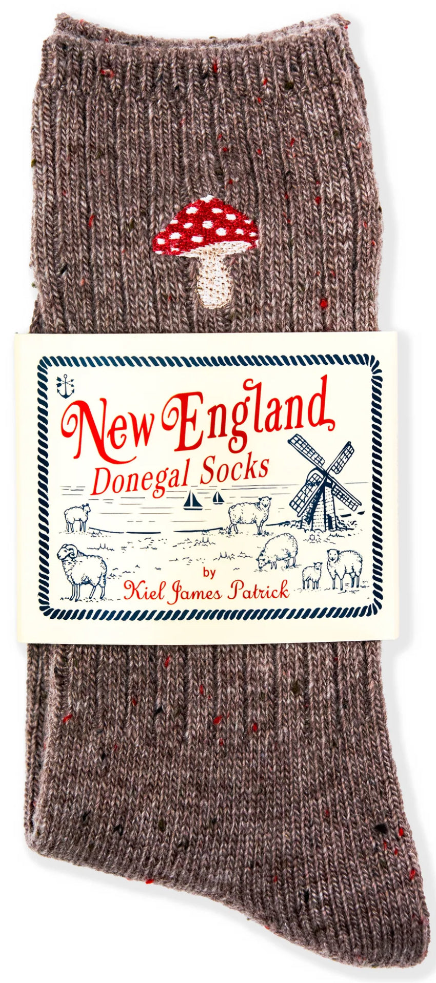 Mushroom Donegal Sock