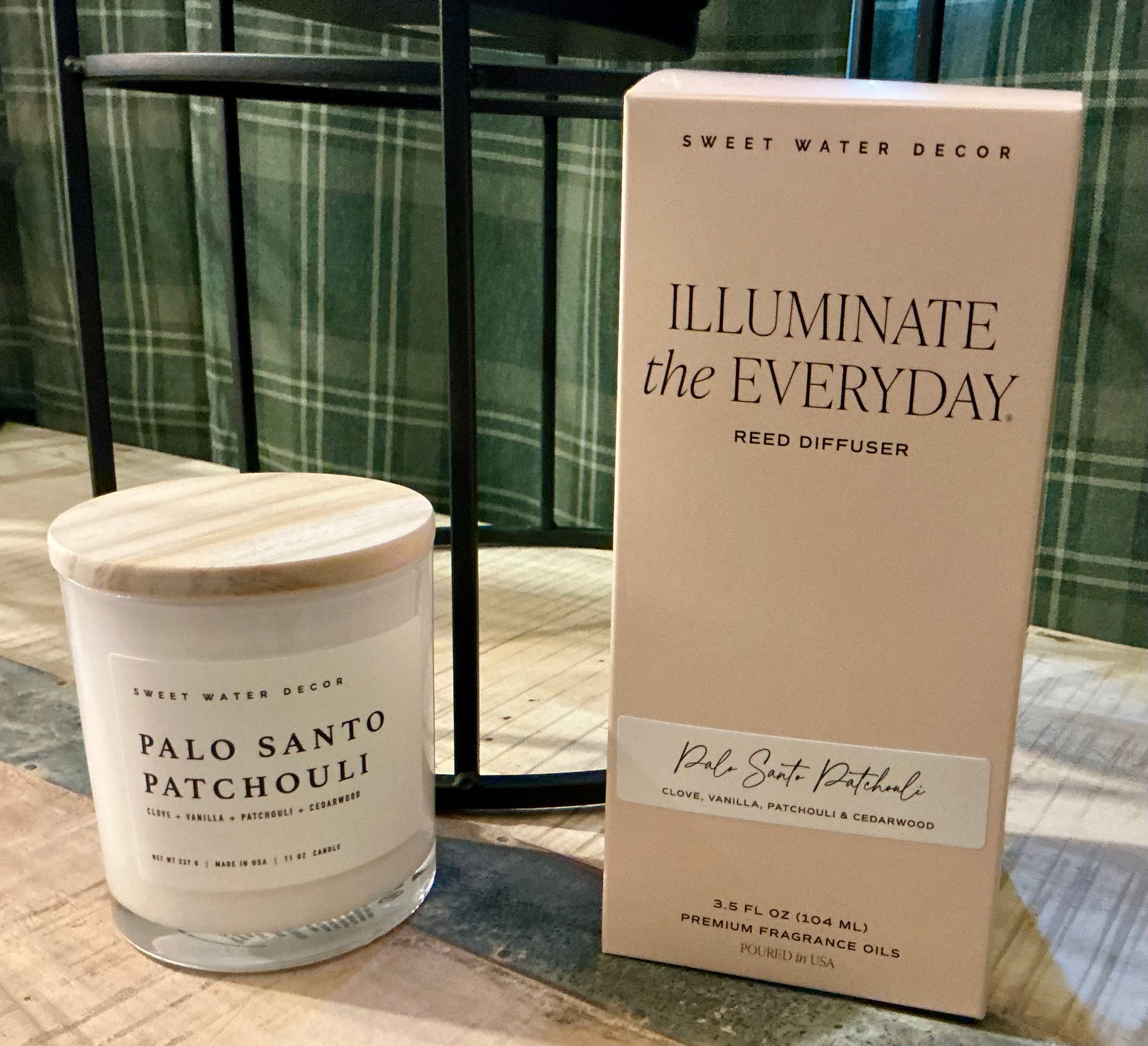 Palo Santo Patchouli Diffuser and Candle