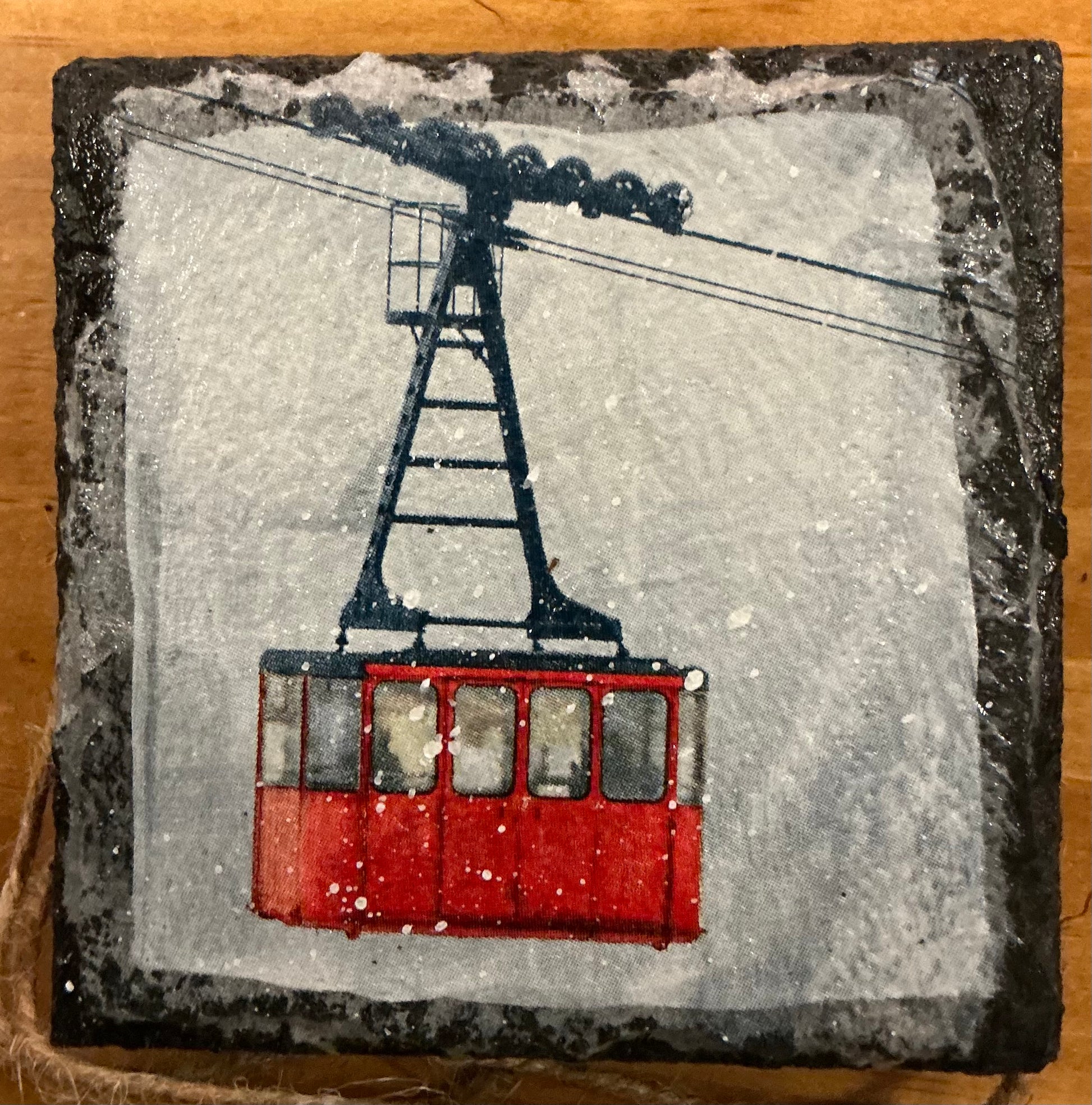 Gondola coasters, set of 4