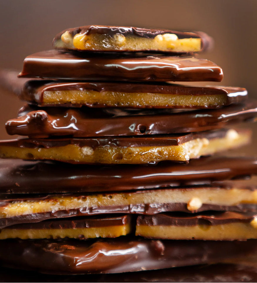 Dark Chocolate Crispy Toffee