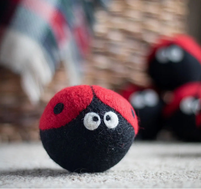 Ladybug Eco Dryer Ball — Single